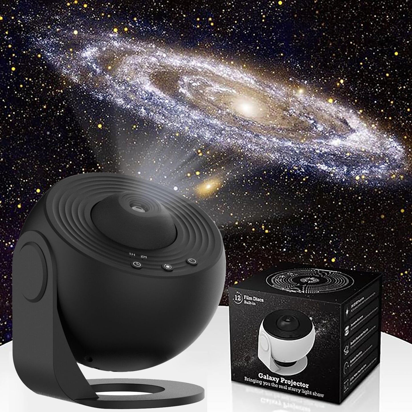 Galaxy Sternenhimmel-Projektor – 360° drehbare Nachtlicht-Planetarium